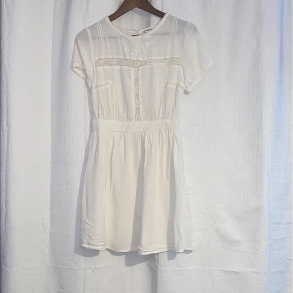 White cotton dress
